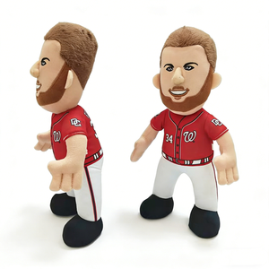Customize Baseball player plush <b>doll</b>, baseball mascot plus, Baseball fan collectible plush - Product Image 3