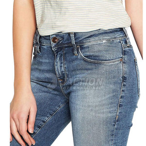 Pantalones Vaqueros de Mujer para Uso en Exteriores, Nuevo Estilo, de la Mejor Calidad, en Color Sólido - Product Image 3