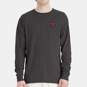 Haut à manches longues pour homme, coupe ajustée, respirant, anti-transpiration, compression légère, extensible, 92% polyester, 8% élasthanne, noir - Product Image 1