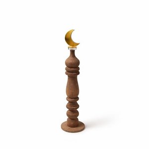 Décoration de table artisanale en bois de luxe arabe Orion pour Ramadan, croissant de lune islamique, décoration artisanale pour l'Aïd - Product Image 1