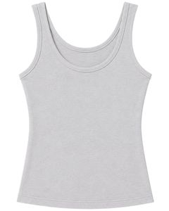 Manufacturer Custom <b>Light</b> Grey Tank Top With Yellow Shorts Women Summer Casual Two Piece Set Sleeveless <b>Lounge</b> Wear Outfit Set - Product Image 2