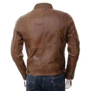 Chaqueta de Cuero para Hombre, Estilo Urbano, Superventas, Hecha a Medida con Logotipo, Impermeable y Transpirable, Colores Personalizados para Invierno - Product Image 2