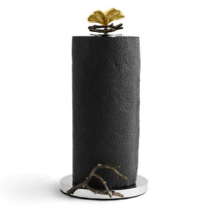 Fabricant de porte-serviettes de table en métal faits à la main en forme de feuille pour la décoration de mariage en gros - Product Image 5
