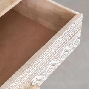 Bureau Vandana Hexa Grand en bois de manguier Aveeno (bois massif) - Product Image 5