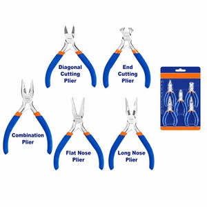 Combination Pliers Flat Nose with <b>Cutter</b> Jewelry Making Wire Bending Tool ZetomedPro - Product Image 3