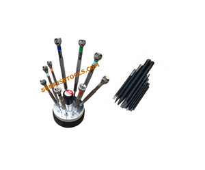 SUNTOOLS/STIPL Iron Screwdrivers <b>Set</b> with Revolving Stand for Jewelry Making - Product Image 4