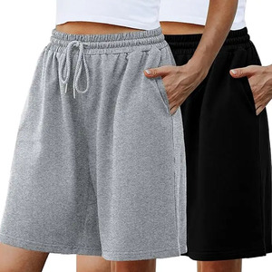 Shorts de Felpa para Mujer, Venta Directa de Fábrica, Precio Económico, Cantidad OEM, Marca Privada, Logotipo Personalizado, Shorts Deportivos Casuales para Descansar - Product Image 4