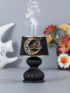 Decorative incense burner, crescent moon decor, Islamic tabletop decor, Ramadan <b>gift</b> decoration, <b>Eid</b> decoration - Product Image 2