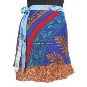 Minifaldas Convertibles de Seda para Mujer, Estilo Hippie, Falda Mágica de Seda, Estilo Casual con Cintura Natural, Chic - Product Image 5