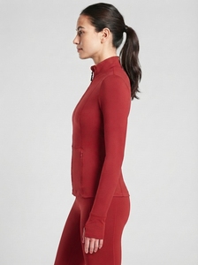 Women's <b>Lightweight</b> Full Zip Active <b>Jacket</b> Long Sleeve Sportswear Fitness Training <b>Running</b> <b>Jacket</b> - Product Image 3