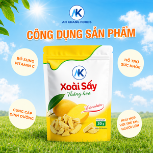 Mango en Rodajas Liofilizado Orgánico de la Marca KHANG, Sin Conservantes, Sabor Dulce, Alta Calidad, Certificado HACCP, Larga Vida Útil - Product Image 2
