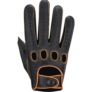 Wholesale Customized High Quality Soft Winter Driving Gloves Leather Material Retro Style Eco-Friendly Breathable Different - Product Image 3