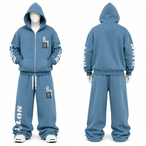 Sweat à capuche coupe droite haut de gamme en coton pur 100% imprimé numériquement, respirant et épais, idéal pour l'automne et le streetwear - Product Image 1