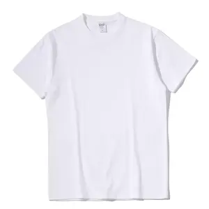 Camiseta 100% algodón lisa oversize de peso pesado, camiseta OEM al por mayor personalizada para hombre, para senderismo y actividades tácticas al aire libre - Product Image 2
