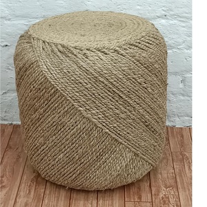 Srija Luxury Home Decorative Cotton Rope Pouf Hand Knitted Movable Multi-Functional Contemporary Design for Hotel Restaurant Spa - Product Image 5