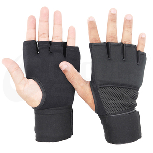 Gants de musculation unisexes en cuir de haute qualité, respirants, demi-doigts, antidérapants, légers, avec sangle de poignet réglable, pour le sport 2026 - Product Image 6