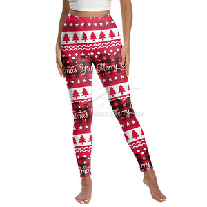 Trendy <b>Women</b> <b>Christmas</b> <b>Legging</b> Featuring Flexible Construction And Cozy Fabric <b>For</b> Daily Wear <b>Christmas</b> <b>Legging</b> - Product Image 2