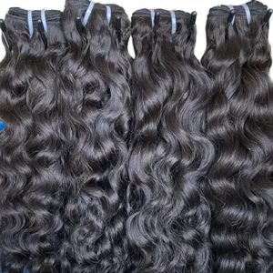 Extensiones de cabello ondulado 100% virgen tejidas a máquina, venta al por mayor, proporcionadas por GK Natural - Product Image 2