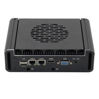 Mini PC Industrial Integrado Sin Ventilador con Carcasa de Aleación de Aluminio Resistente para Operación Continua 24/7, Entrada de CC de 12-36 V, en Stock en Guangdong