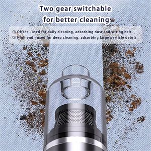 1PC Portable Handheld Brushless Small Powerful Dust Blower Car Vacuum Cleaner with Household Charging for Car Use - Product Image 5