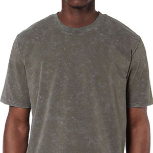 Nouveau T-shirt Streetwear Oversize Délavé à l'Acide, T-shirt Homme Délavé à l'Acide Grammage Lourd, T-shirt Homme Délavé à l'Acide en Gros - Product Image 4
