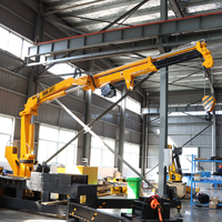 Maßgefertigter Kleiner 3-25 Tonnen Kompakter Hydraulischer Knickarm-Deckkran mit Winde für Schiffe und Offshore-Einsätze