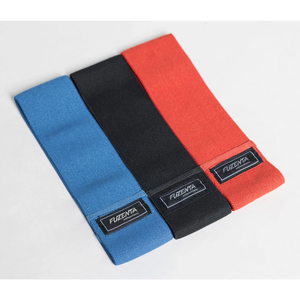 Juego de Bandas Elásticas de Cadera de Algodón con 3 Niveles de Resistencia y Logotipo Personalizado, para Ejercicios de Glúteos, Antideslizantes, Ecológicas, con Bolsa de Malla, para Fitness, Yoga y Ejercicio - Product Image 2