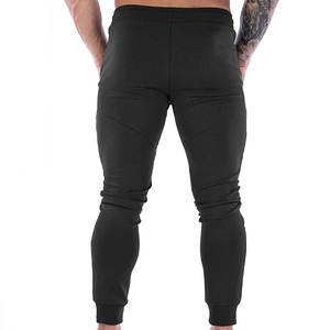 Pantalon de survêtement pour homme à taille haute, 100% coton, coupe droite et large, qualité supérieure, séchage rapide, respirant - Product Image 2