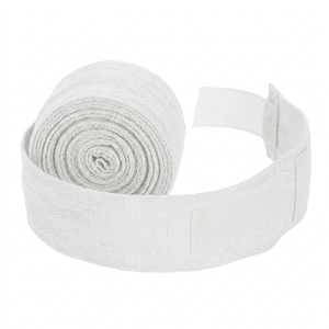 Vendas para manos ajustables, resistentes al desgaste, unisex, de poliéster negro, con cierre de doble anillo para levantamiento de pesas y entrenamiento de fuerza. - Product Image 3