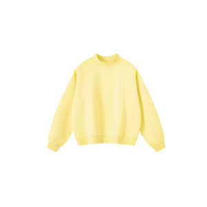 เสื้อสเวตเชิ้ตผ้าฟลีซคอกลมสีกรมท่าสำหรับผู้หญิง แบบเรียบง่าย นุ่ม อุ่น สวมใส่ได้ทุกวัน ขายส่ง รับผลิตแบรนด์ส่วนตัว สหรัฐอเมริกา สหราชอาณาจักร ยุโรป - Product Image 6