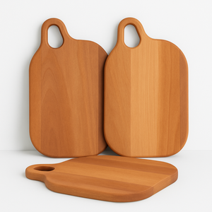 Tabla de cortar de madera de acacia a granel, tabla de servir de madera maciza duradera para carne, pizza, pan, uso en cocina - Product Image 2