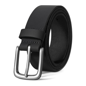 Cinturón de Cuero Vacuno de Doble Cara para Hombre, Estilo Casual y Formal, con Hebilla Giratoria de Aleación, Personalizable, de Alta Calidad y Ecológico, Venta al Por Mayor - Product Image 1