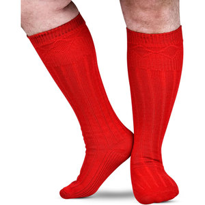 Top Designed Custom Handmade Kilt Hose <b>Socks</b> for Men Scottish Wool Blend Long Length <b>Soft</b> Breathable Comfortable Fabric Supply - Product Image 1