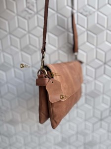 Handmade Women's Genuine Leather Cross Body Handbag Gypsy <b>Boho</b> Real leather Solid Colour Western Style Daily Use Messenger <b>Bag</b> - Product Image 2