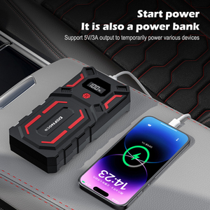 Defnoco Multifunction Portable Emergency <strong>Jump</strong> <strong>Starter</strong> Auto Engine <strong>Starter</strong> 1600 a Peak Current Jumper <strong>Starter</strong> for Vehicles <strong>Car</strong> - Product Image 5