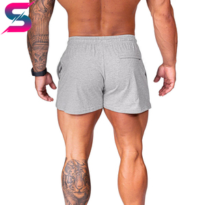 Gray Color OEM Service Comfortable Soft Touch Material Unique Design Lightweight Durable Re Use Able Men Workout Shorts - Product Image 3