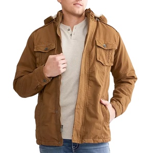 Chaqueta Bomber de Lona Unisex, Cómoda, Ligera, Duradera, Transpirable, Ecológica, Resistente al Viento, Estilo Vintage, Informal, para Invierno - Product Image 1
