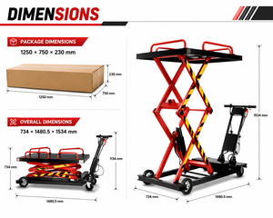 Tayo ETC300 300kg Electric Scissor Lift <b>Trolley</b> Lithium Battery <b>Platform</b> Mobile Aerial Work <b>Platform</b> Hydraulic Lift - Product Image 4