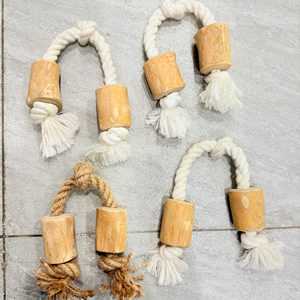 Juguete Ecológico para Perros de Madera de Café, Resistente, Recargable, Flexible, Moderno y Clásico, para Todas las Razas de Perros, en Caja - Product Image 5