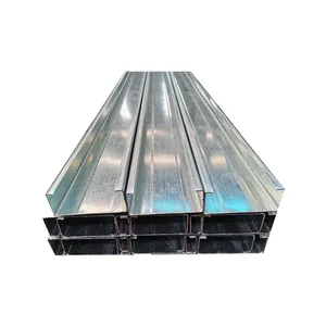 C kanal purlins yanlış metal tavan alçıpan metal için GI kesimler metal şeritler