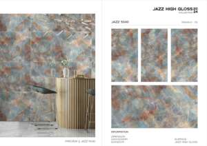 Carreaux de porcelaine haute performance Jazz, surface haute brillance, 60x120cm, 600x1200mm, format 24x48, pour murs intérieurs de luxe - Product Image 5