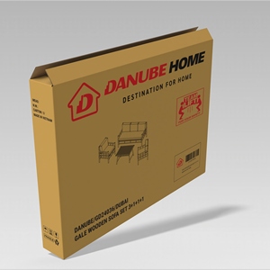 Wholesale Eco-Friendly Recycled Materials Custom Furniture Packaging <b>Box</b> Corrugated Cardboard for Safe Shipping Storage Vietnam - Product Image 2