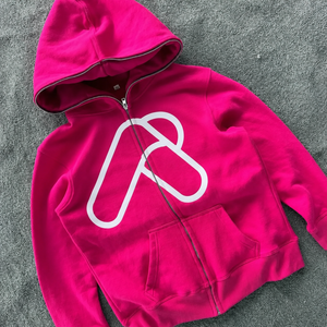 OEM Custom Heavyweight for <b>Zip</b> <b>Hoodie</b> 550 GSM Cotton Fleece Oversized Streetwear Skull Graphic Full <b>Zip</b> Winter <b>Pocket</b> - Product Image 3