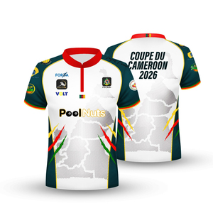 Maillot de snooker personnalisé à manches courtes avec fermeture éclair, respirant et à séchage rapide - Product Image 3
