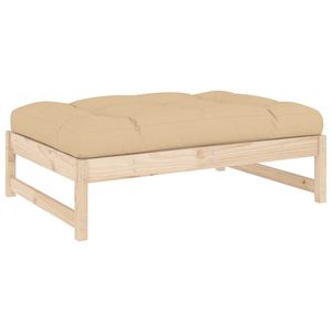 Reposapiés de madera maciza de pino para patio de 47,2 "x 31,5" para muebles de exterior - Product Image 2