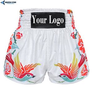 High Quality Boxing Shorts Men Elastic Waist Breathable Sports Training Shorts Custom Branding Available - Product Image 5