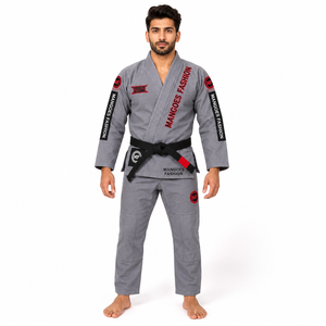 Uniforme de Jiu Jitsu Brasileño para Adultos al por Mayor, Kimono de Algodón Grueso con Costuras Reforzadas para Entrenamiento Profesional, Logotipo Personalizado - Product Image 2