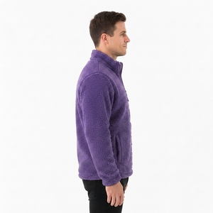 Servicio OEM de Logotipo Personalizado, Talla OEM, Fabricante de Marca Privada, Chaqueta Sherpa Premium para Hombre, Forro Polar Cálido, Ropa Exterior Informal - Product Image 4