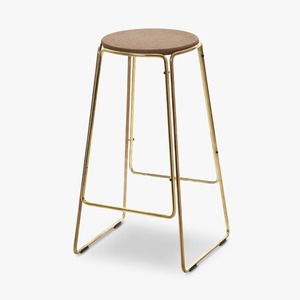 Tabouret de bar contemporain en métal noir, chaise de comptoir industrielle, mobilier de luxe moderne en métal noir pour comptoir - Product Image 3