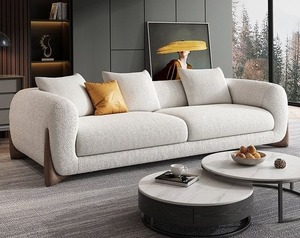 Ensemble de canapés modernes 1 à 3 places - Meubles de salon de luxe légers pour hôtel - Product Image 1